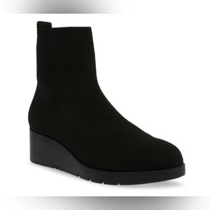 Anne Klein Women's Quest Wedge Booties - Black, 9.5M